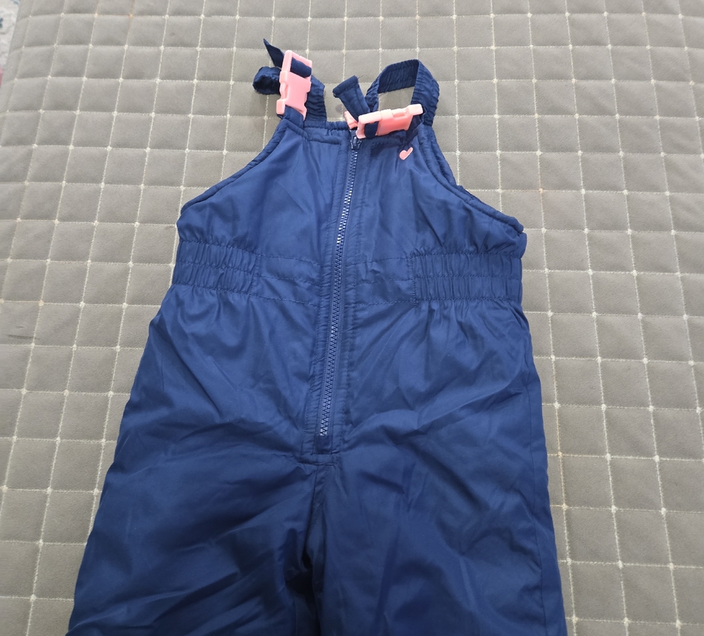 Carter's Blue Overalls with Pink Straps